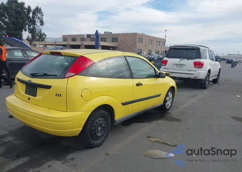 2002 Ford Focus Zx3 из США, поврежденный, VIN 3FAFP31382R163679